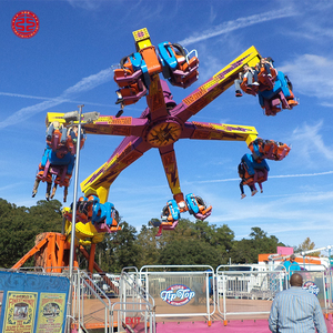 Parc d'attractions Adulte 360 Degrés Frisbee Happy Hot Wheels Attraction Thrilling Big Spinning <span class=keywords><strong>Pendule</strong></span> Swing Ride Games Hammer - Product Image 6
