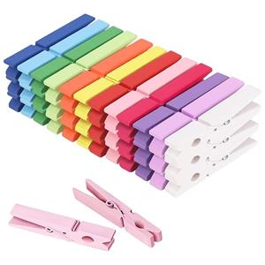 Pinces <span class=keywords><strong>à</strong></span> <span class=keywords><strong>linge</strong></span> imprimées colorées personnalisées stabilise de grands types de pinces <span class=keywords><strong>à</strong></span> <span class=keywords><strong>linge</strong></span> en bois pour badge - Product Image 1