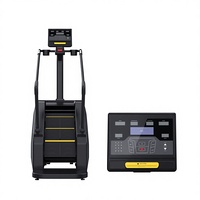 Monte-escaliers Électrique Commercial Robuste en Métal, Appareil de Cardio-training pour Salle de Sport, Non Pliable, Emballage en Bois