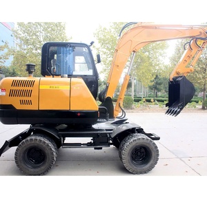 Excavadora de ruedas tipo 75B, nueva excavadora de ruedas a precio barato de China a la venta - Product Image 3