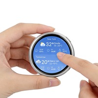 Papan Pengembangan ESP32 S3 dengan Layar Sentuh AMOLED Elektronik 1,75 inci dan Mikrofon Ganda, Teknologi AI Cerdas