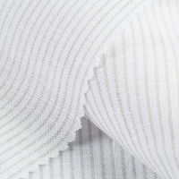 Tissu Popeline Rayé Teint en Fil Respirant et Écologique 55 % Lin 45 % Coton pour Chemises Formelles, Décontractées et Uniformes Homme, Femme, Enfant