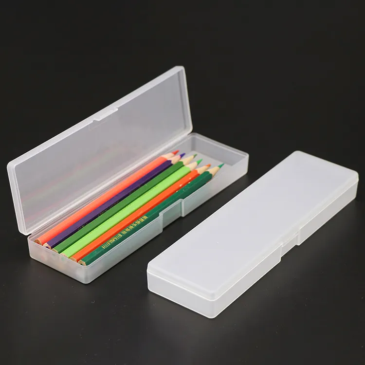 YUZIMEIプラスチックペンシルケースステーショナリーケース描画ツール収納ボックス水彩ペンコンテナ事務用品収納