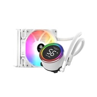 Refroidisseur de processeur liquide à dissipation thermique efficace ARGB BLANC
