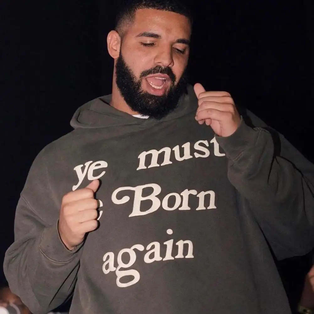 Hoodies Männer Frauen Hochwertige CPFM-Sweatshirts Sie müssen wieder geboren werden Logo Print Drake Kanye West Hoodie-Pullover