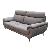 Canapé d'angle moderne de haute qualité à trois places, rectangulaire, en tissu rembourré de mousse, pour salon et mobilier de maison