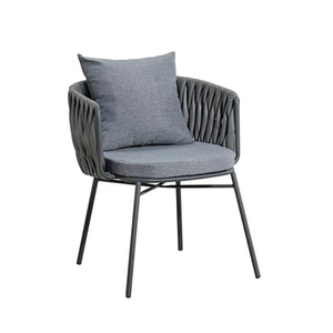 Chaises modernes d'extérieur en rotin pour jardin patio Chaise en rotin PE pour balcon en acier avec osier épais - Product Image 4