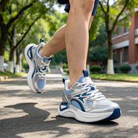 Chaussures de marche confortables personnalisées OEM, légères, résistantes, à lacets, baskets décontractées pour hommes