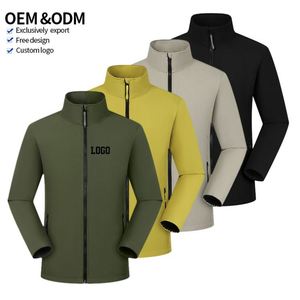 Factory Support Custom Winter Windproof Fleece <b>Zip</b> <b>up</b> <b>Jacket</b> Sports Outdoor Warm Unisex Women Men Windbreaker <b>Jacket</b> - Product Image 4