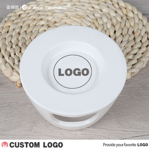 Réchaud à chocolat avec logo personnalisé, ensemble de <span class=keywords><strong>fondue</strong></span> japonais en céramique pour le fromage, les desserts et les bougies chauffantes - Product Image 5
