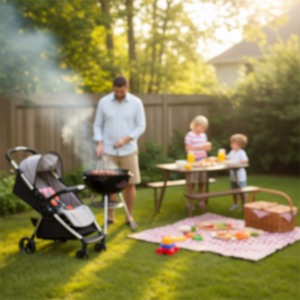 Camiseta retro de manga larga con estampado de figura paterna, no es un traje de papá, sino una figura paterna. - Product Image 3