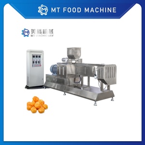 เครื่องทำขนมข้าวโพดอบกรอบอัตโนมัติรุ่นใหม่ เครื่องอัดรีดอาหารทำชีสบอลอบกรอบ เครื่องย่าง ผลิตภาพสูง ความจุขนาดใหญ่ - Product Image 5