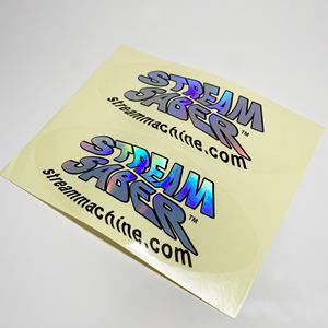 Autocollant en vinyle laser holographique transparent autocollant d'hologramme <span class=keywords><strong>effet</strong></span> arc-en-ciel - Product Image 1