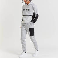 Ensemble de survêtements techniques 2026OEM, 2 pièces, streetwear, vente en gros, personnalisé, essentiel pour l'entraînement, poids lourd, survêtements de sport empilés pour hommes