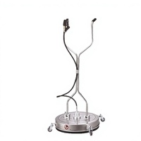 Nettoyeur de surface haute pression Amjet 24 pouces en acier inoxydable 20HP 200 bars, durable, avec accoudoirs, lave-auto à essence