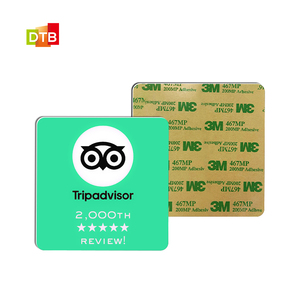 Tùy chỉnh in ấn Google Cảm ơn bạn đánh giá thẻ Sticker WhatsApp Instagram thẻ PVC tiktok NFC <span class=keywords><strong>Tag</strong></span> nút hành động - Product Image 3