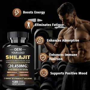 Hete Aanbieding OEM Volwassen <span class=keywords><strong>Shilajit</strong></span> Zeewiercapsules Puur <span class=keywords><strong>Shilajit</strong></span> <span class=keywords><strong>Extract</strong></span> Verbetert Immuniteit Natuurlijk Humuszuur Fulvinezuur Spoorelementen - Product Image 6