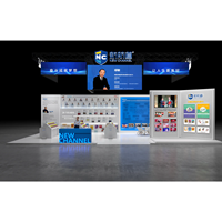 Diseño de Stand de Exhibición de Madera de Lujo |   Sistema de Techo de Truss para Exposiciones Globales en Europa y Medio Oriente