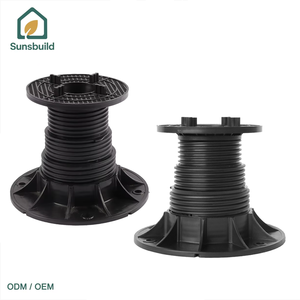 Système de piétement réglable Sunsbuild pour terrasse sur toit, sol surélevé, installation de carrelage et de pierre en extérieur - Product Image 2