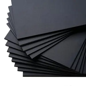 Top Quality Laminated Black Paper Board Black Cardboard Paper For Box