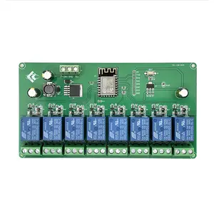 5V 7V-28V Netzteil ESP8266 WIFI 8CH Relais modul ESP-12F Entwicklungs platine