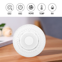 TY-AIR-1 Tuya Smart Zigbee/WIFI Smart Airbox Détecteur de CO2, de formaldéhyde et de COV, capteur de température et d'humidité, boîte à air 5 en 1