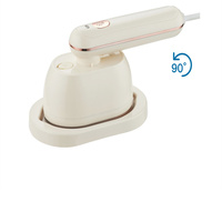 Fer à repasser vapeur portable, petit fer électrique à main avec semelles en aluminium, gadget pratique pour la maison et le dortoir