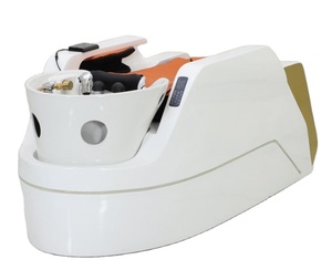 Cama de Spa con Lavabo, Función <span class=keywords><strong>Triple</strong></span> de Masaje y Calentamiento para Lavado de Cabello, Terapia de Agua para la Cabeza, Champú, Belleza Facial y Pedicura - Product Image 2