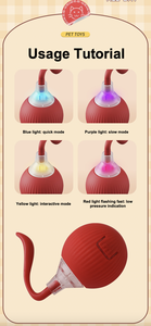 Palla Interattiva Intelligente ed Ecologica per Gatti <span class=keywords><strong>e</strong></span> Cani, Ricaricabile con Superficie Proiettata - Product Image 5