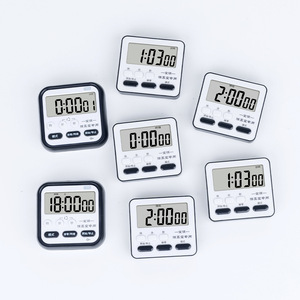 Temporizador digital portátil de 24 horas, cuadrado, para cocina y estudio, con control manual, para estudiantes y cocina. - Product Image 2