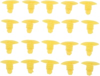 Lot de 200 attaches de fixation pour voiture, kit complet pour garnitures intérieures, panneaux de porte et pare-chocs