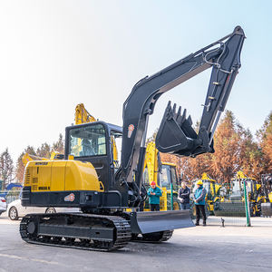 Miniexcavadora con Motor Euro5 EPA de 6 Toneladas, Excavadora de Orugas Kubota, Miniexcavadora de Jardín, Microexcavadora Pequeña en Venta - Product Image 3