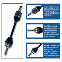 Arbre d'essieu de fabricant d'usine TNG Arbres d'entraînement d'essieu CV pour TOYOTA HILUX HIACE CAMRY COROLLA-CROSS SENNA SEQUOIA TUNDRA PREVIA