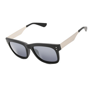 High Quality Polarized Acetate Metal Sunglasses Men Shade Custom Logo Luxury Square Frames Rectangle <strong>TAC</strong> Sun Glasses - Product Image 3