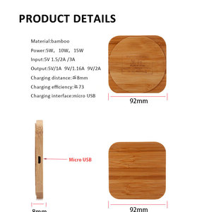 15W Fast Wireless Charger Lamp <b>LED</b> <b>Lighting</b> Modern Design Construction Custom Logo Printing CE - Product Image 3