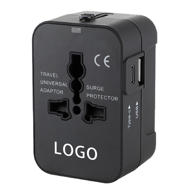 Custom All in One Travel Adapter Universal Power Adapter with USB C