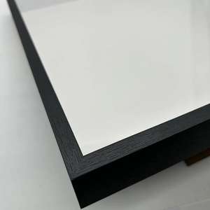 14 x14 אינץ עץ שחור תיבת צל תיבת תצוגה גדולה של מסגרת עבור קיר אמנות תמונות כרטיסי פרחים תיבת פרחים ללא <span class=keywords><strong>plexiglass</strong></span> - Product Image 2