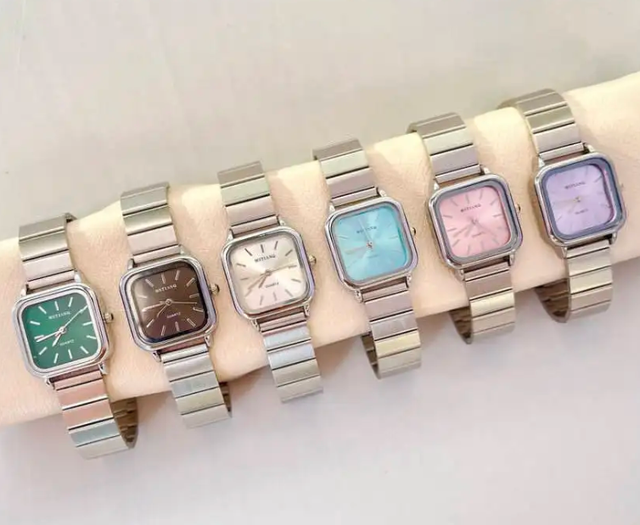 Fashion Watch for Women Stainless Steel Band Luxury Square Watch Elegant Waterproof Ladies Quartz Watch Reloj