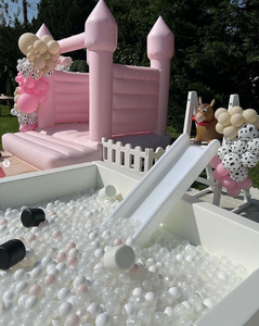 Globalltoy <span class=keywords><strong>M</strong></span> boyutu beyaz yürümeye başlayan açık oyun alanı slayt çocuk topu çukur için - Product Image 3