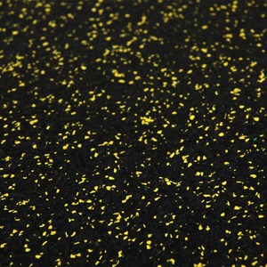 Tapis de sol en caoutchouc, carreaux en caoutchouc noir Granules recyclés de sécurité extérieure Carrelage de sol en caoutchouc pour salle de sport - Product Image 6