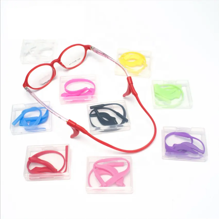 Soft glasses accessories fixed rope set glasses lace silicone glasses rope