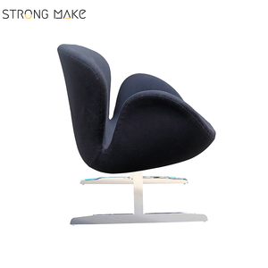 Al por mayor de alta calidad sofá conjunto de base de acero inoxidable de <span class=keywords><strong>2</strong></span> plazas negro sofá de tela - Product Image 3