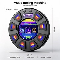 Cible murale de boxe numérique intelligente avec musique pour l'entraînement à la concentration et à l'agilité |   Machine de boxe musicale
