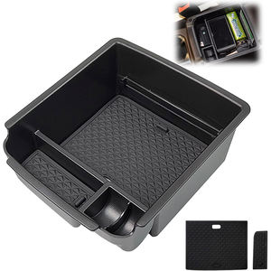 QEEPEI ABS Insert de stockage pour VW <span class=keywords><strong>Tiguan</strong></span> 2 MK2 2017-2023 Console de voiture Plateau central Organisateur Accoudoir Organisateurs de voiture Accessoires - Product Image 1