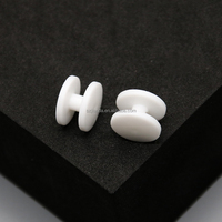 Kancing Plastik Sekali Pakai 12mm Putih Hitam untuk Gelang Ibu dan Bayi
