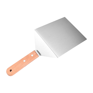 Spatule de cuisson multifonction en acier inoxydable avec poignée antidérapante pour burgers et grillades, usage domestique et commercial - Product Image 2