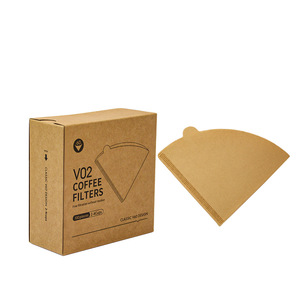 V02 <b>Coffee</b> <b>Filters</b> 60 Size Classic Design 100 Pieces For 2-4 Cups Drip <b>Coffee</b> Making - Product Image 1