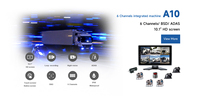 2024 nouveau 10.1 ''6CH CCTV DVR HD écran tactile Split Display BSD alarme et ADAS fonction caméra ensemble pour véhicule