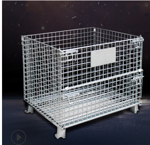 מפעל פיצוח רשת תיל באיכות גבוהה מיכל סיטונאים חומר פלדה כלובים עמיד כלי בית רול כלובים - Product Image 6