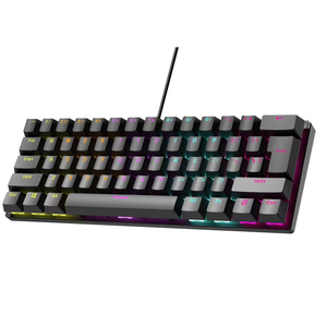 Stock de fábrica, 61 teclas, Teclado mecánico LED para juegos con cable, interfaz USB tipo C separada 60% para escritorio - Product Image 2